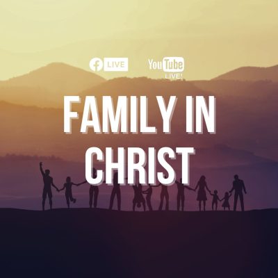 A diverse family gathered together, symbolizing unity and faith in Christ, sharing love and support in their community.