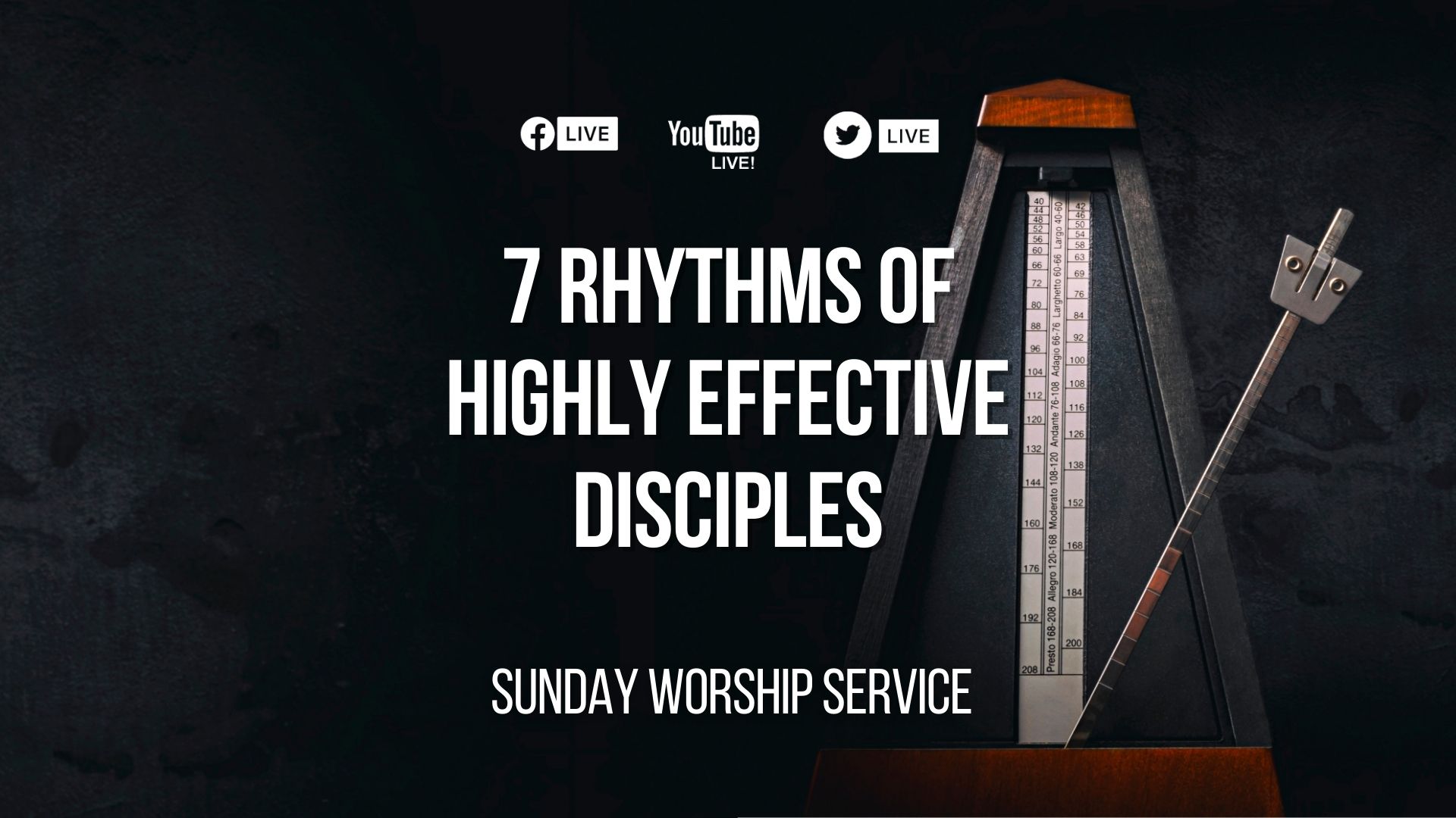 Seven Rhythms Of Highly Effective Disciples - Part 1 - Ottawa Church Of ...